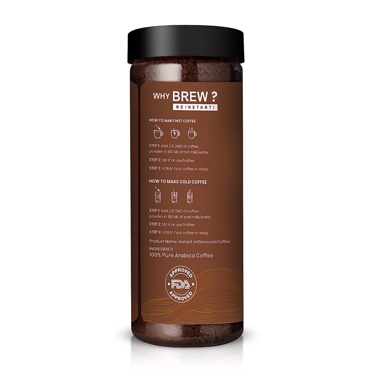 Bevzilla 200 Grams Xtra South Blend Instant Coffee Powder |Premium Taste| Dark Roast| Strong Coffee| Filter Coffee| Ground Coffee| Chicory & Coffee - Image 5