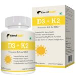 EternalHealth Vitamin D3 with K2 as MK-7 - Vitamin D & K Complex - Vitamin D3 & K2 as MK-7 - (120 Vegetable Capsules) - Image 2