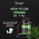 Go Organic Plant based organic, 120 Capsules | Vitamin D3 + K2 Capsules, Vitamin K2-7 to Support Bone & Heart Health in Men & Women - Image 5