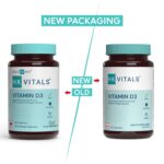 HealthKart HK Vitals Vitamin D3 (2000 IU), with Sunflower Oil, Promotes Calcium Absorption, Bone Health, Muscle Strength & Immunity, 60 Vitamin D Capsules - Image 2