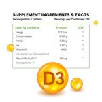 Himalayan Organics Vitamin D3 600 IU + K2 as MK7 Supplement | Supports Stronger Immunity & Bone & Heart Health | Healthy Heart For Men And Women - 120 Veg Tablets - Image 2