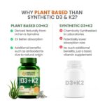 Himalayan Organics Vitamin D3 600 IU + K2 as MK7 Supplement | Supports Stronger Immunity & Bone & Heart Health | Healthy Heart For Men And Women - 120 Veg Tablets - Image 6