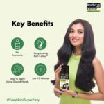 Indica Easy Do-It-Yourself Hair Color Shampoo Pump Pack with 5 Herbal Extracts and 100% Ammonia Free, Long Lasting Formula, 180 ML - Natural Black Colour (Gloves Included) - Image 4