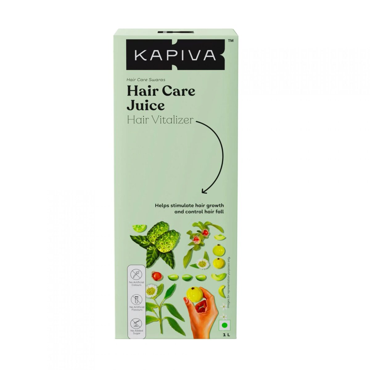 kapiva Hair Care Juice 1L For Hair Care, Hair Growth - Image 2