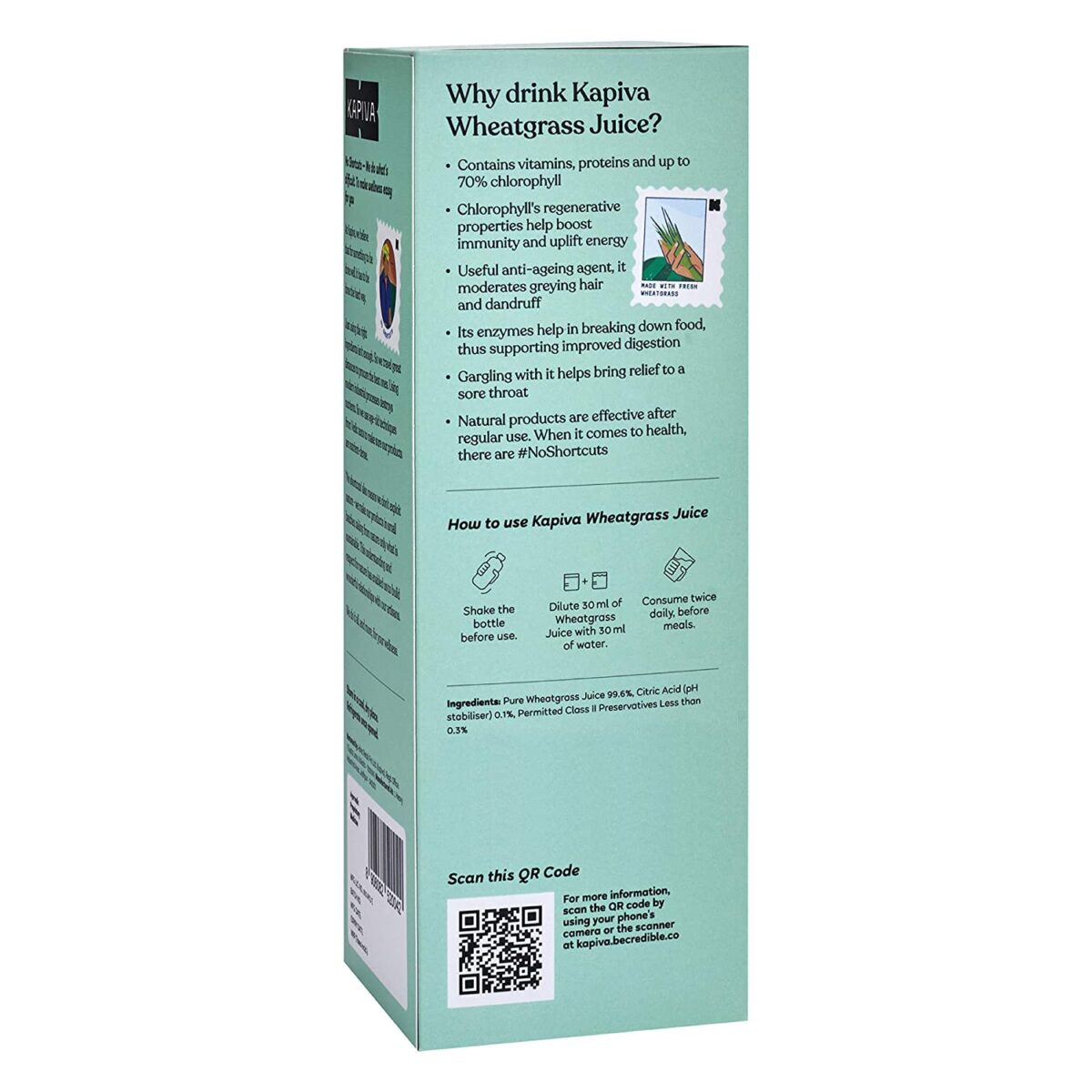 kapiva Wheatgrass Juice 1L For Digestive System - Image 2