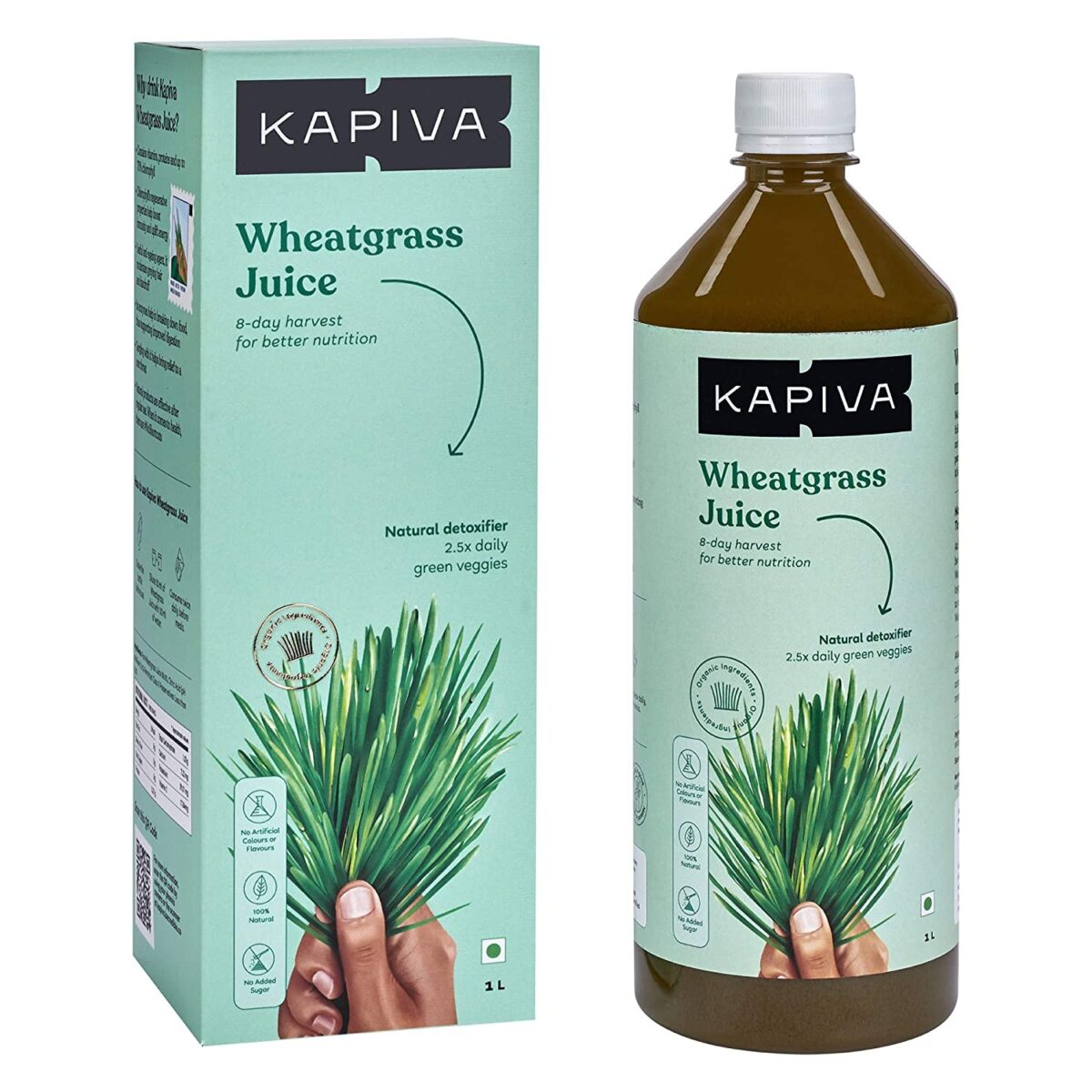 Kapiva Wheatgrass Juice 1L Ayurvedic Juice for Detoxification 1 kapiva Wheatgrass Juice 1L For Digestive System - Image 1