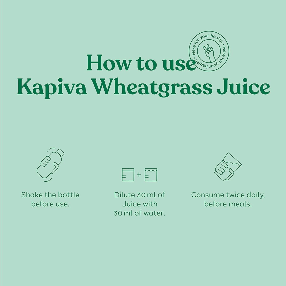 kapiva Wheatgrass Juice 1L For Digestive System - Image 7