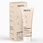 Mars by GHC Broad Spectrum UVA & UVB Protection Anti-Pollution Sunscreen Cream SPF 50, PA++, No white cast, SLS-Free, Paraben-Free, 100% Vegan - (50gm)
