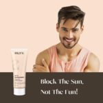 Mars by GHC Broad Spectrum UVA & UVB Protection Anti-Pollution Sunscreen Cream SPF 50, PA++, No white cast, SLS-Free, Paraben-Free, 100% Vegan - (50gm) - Image 4