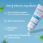 Perfora Whitening Toothpaste - 300 gms (150 gms x 2,) | Instant Teeth Whitening Toothpaste | Toothpaste for Kids & Adults | SLS Free Toothpaste | No Artificial Sweeteners | Made Safe Certified | Vegan Friendly Gel Toothpaste - Fresh Mint (Flavor) - Image 2