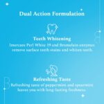 Perfora Whitening Toothpaste - 300 gms (150 gms x 2,) | Instant Teeth Whitening Toothpaste | Toothpaste for Kids & Adults | SLS Free Toothpaste | No Artificial Sweeteners | Made Safe Certified | Vegan Friendly Gel Toothpaste - Fresh Mint (Flavor) - Image 5