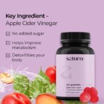 Saturn by GHC Vegan Apple Cider Vinegar Gummies for Women - (30 gummies) | 30 Days Pack | ACV in Delicious Form | Added Sugar | Improves Digestive & Gut Health - Image 3