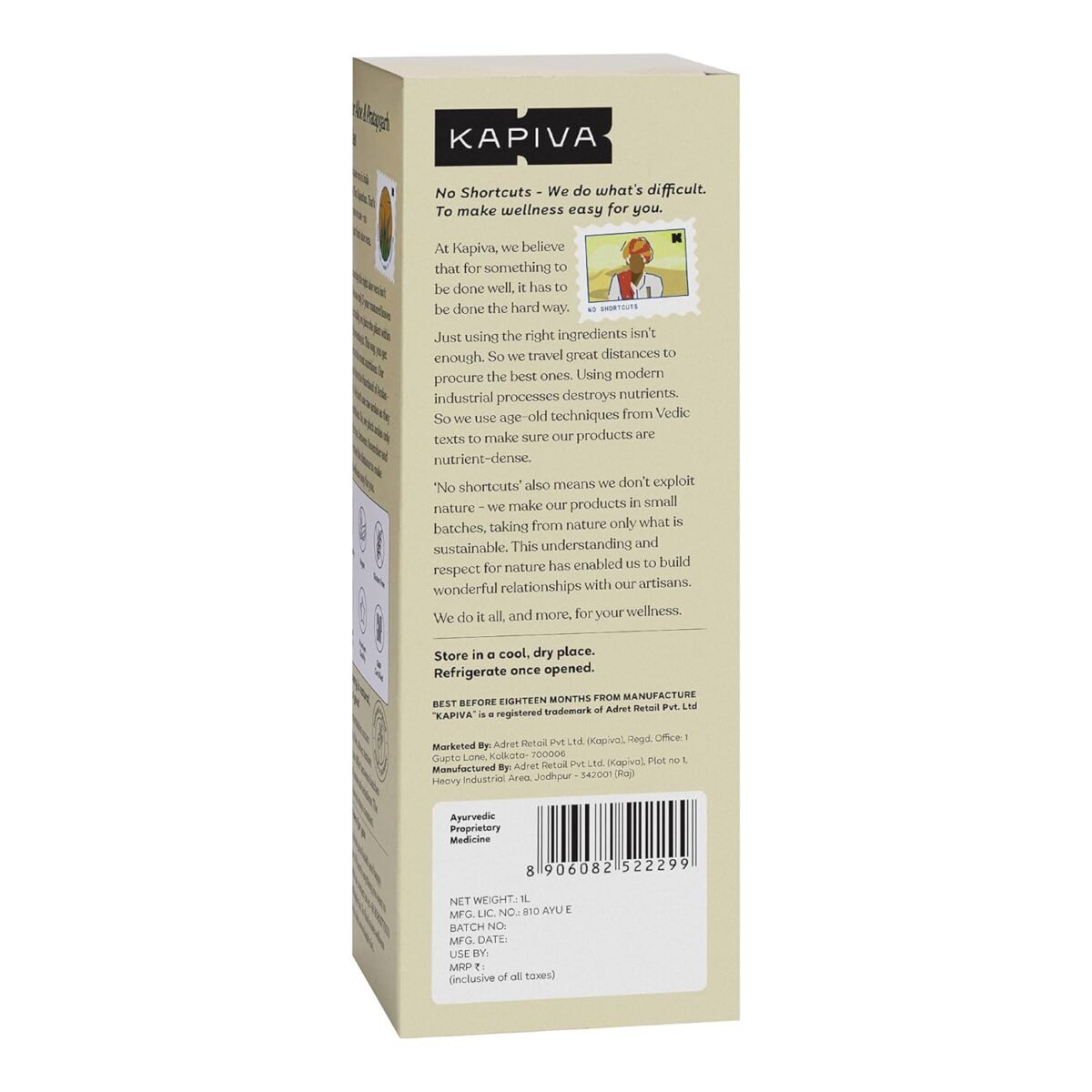 kapiva Aloe Vera Amla Juice 1L For Skin Care, Hair Care And Improves Immunity - Image 8