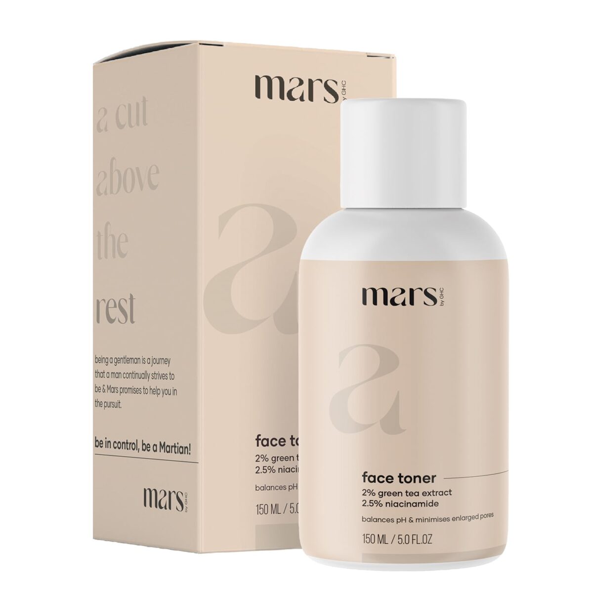 mars by GHC PHA Alcohol Free Face Toner, 150 ml 1 mars by GHC PHA Alcohol Free Face Toner, 150 ml | Pore Tightening & Mild Exfoliation For Oily, Acne Prone, Sensitive & Normal Skin | Hydrating Face Toner For Glowing Skin - Image 1