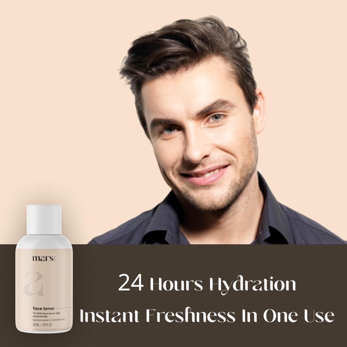 mars by GHC PHA Alcohol Free Face Toner, 150 ml | Pore Tightening & Mild Exfoliation For Oily, Acne Prone, Sensitive & Normal Skin | Hydrating Face Toner For Glowing Skin - Image 4