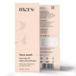 mars by GHC Tea Tree Foaming Face Wash With Built-In Face Brush, Hydrates Skin, Acne & Oil Control, Deep Cleansing, Nourishing & Moisturising Wash | Chemical Free (120 ml) - Image 3