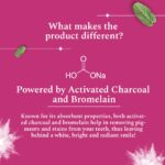 Perfora Charcoal Teeth Whitening Powder | Enamel Safe & Effective Teeth Whitener Solution Dental Kit| Stain Removal and Activated Charcoal Formula For Long Lasting Freshness | Watermelon Mint Flavour 50 gm - Image 2