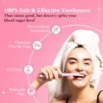 Perfora Oral Health Diabetics Special Toothpaste for Adults - 150 gms (Pack of 1) | Sugar Free Toothpaste | Cavity Protection Toothpaste | Diabetic Friendly Tooth Gel | Toothpaste for Kids & Adults | SLS Free Toothpaste | Anticavity Toothpaste | No Artificial Sweeteners | Made Safe Certified | Vegan-Friendly | Gel Toothpaste - Jamun Mint (Flavor) - Image 6