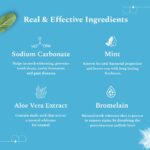 Perfora Teeth Whitening Powder | Enamel Safe & Effective Teeth Whitener Solution| Stain Removal and Triple Mint Formula For Long Lasting Freshness | Teeth Cleaning Dental Kit For All Teeth Types | 50g (Triple Mint) - Image 6