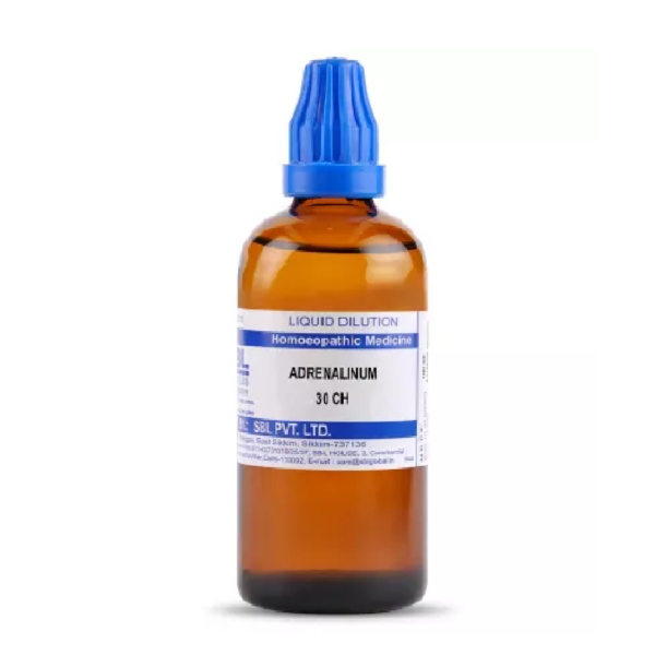SBL Homeopathy Adrenalinum Dilution (30ml / 100 ML) For Weakness, Itching, Arthritis