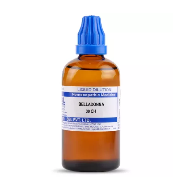 SBL Belladonna Dilution (30 ML / 100 ML) For Digestive Disorders Arthritic Pains