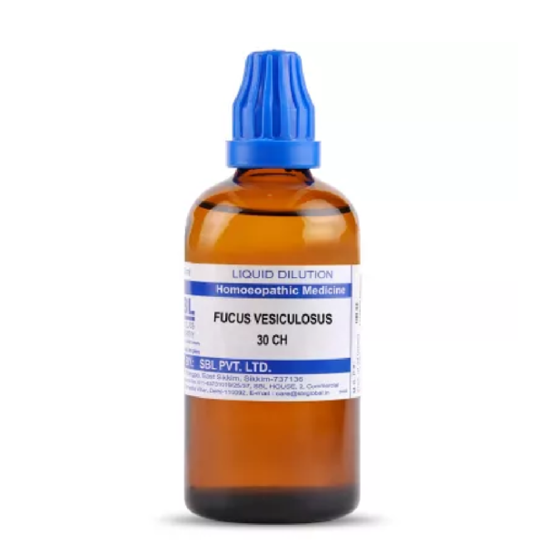 SBL Homeopathic Fucus Vesiculosus Dilution (30 ML / 100 ML) For Manages Weight, Digestion