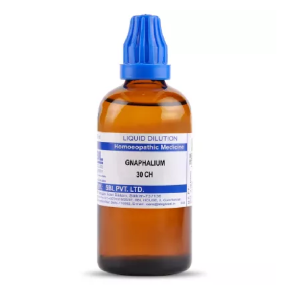 SBL Homeopathy Gnaphalium Polycephalum Dilution (30 ML / 100 ML) For Muscle Pain, Joint Pain