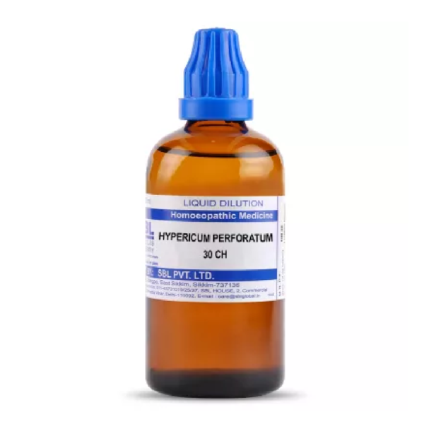 SBL Homeopathy Hypericum Perforatum Dilution (30ml / 100 ML) For Anxiety, Depression, Headache