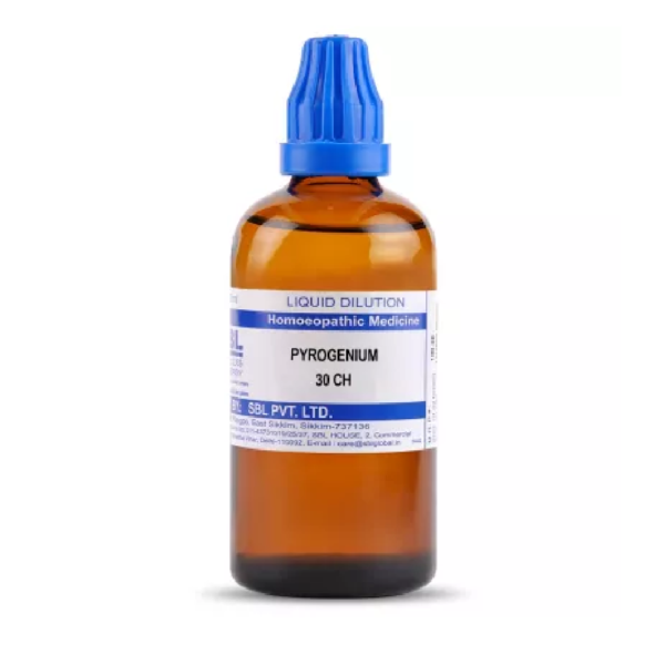 SBL Homeopathy Pyrogenium Dilution (30 ML / 100 ML) For Abscess