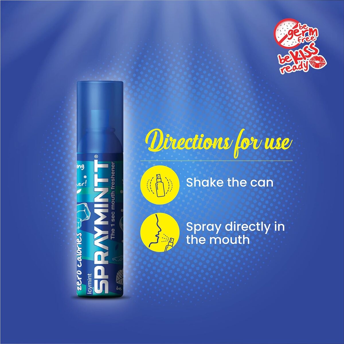 Spraymintt Mouth Freshener - Pack of 2 (Ice Mint- 15g) and Spraymint Mouth Freshener (Elaichi- 15g) - Image 4