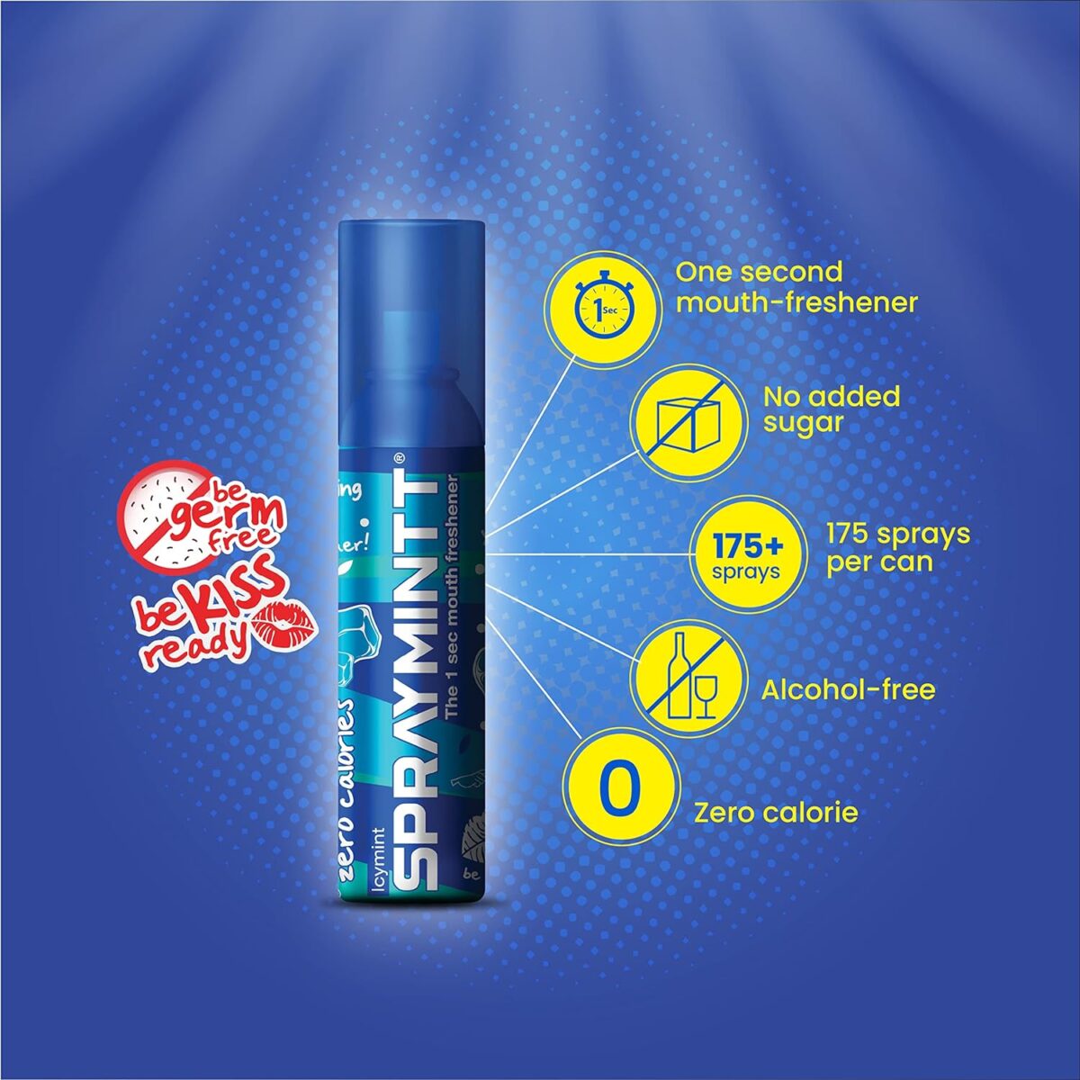 Spraymintt Mouth Freshener - Pack of 2 (Ice Mint- 15g) and Spraymint Mouth Freshener (Elaichi- 15g) - Image 6
