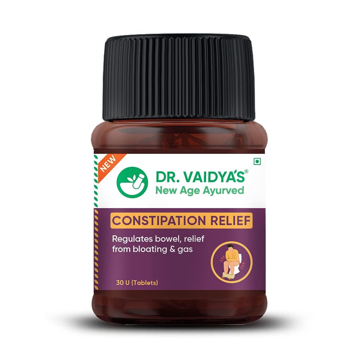 DR. VAIDYA'S Constipation Relief 30 Capsules x 2 - Image 1