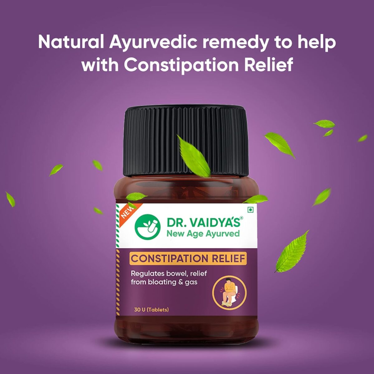 DR. VAIDYA'S Constipation Relief 30 Capsules x 2 - Image 2
