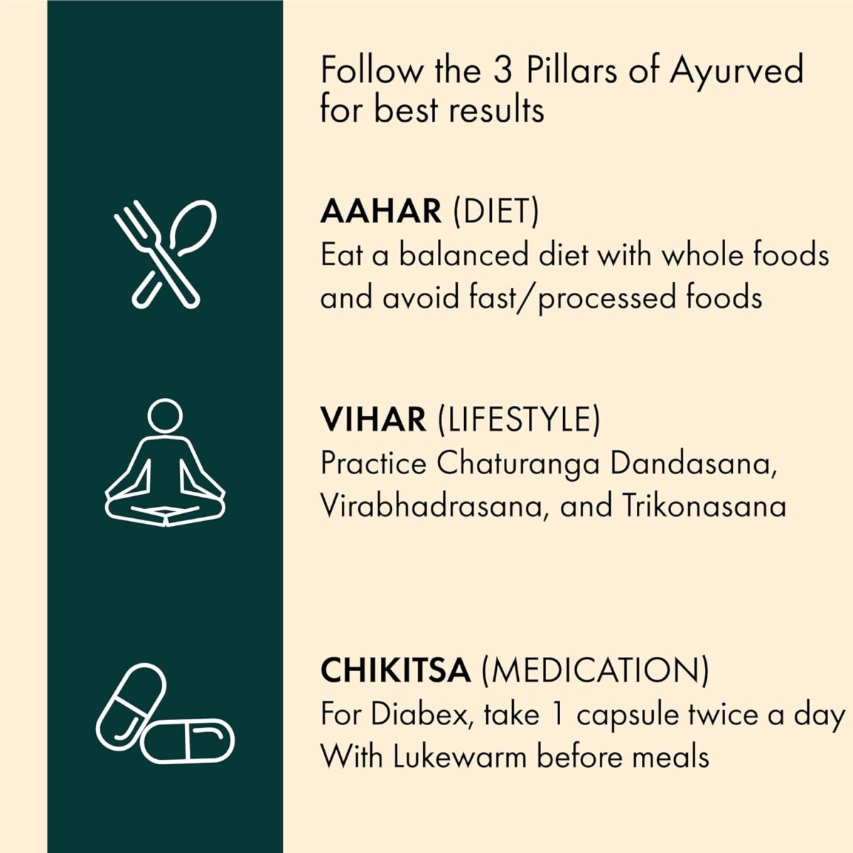 DR. VAIDYA'S Diabex Capsules Goodness of Methi, Karela and Neem (30 Capsules x 2) - Image 5