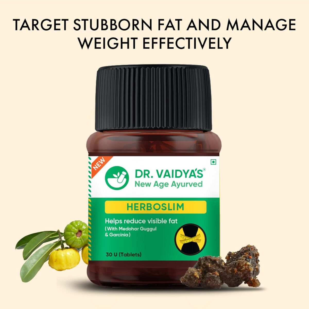 DR. VAIDYA'S Herboslim For Weight Loss Natural Detoxification (30 tablets x 2) - Image 3