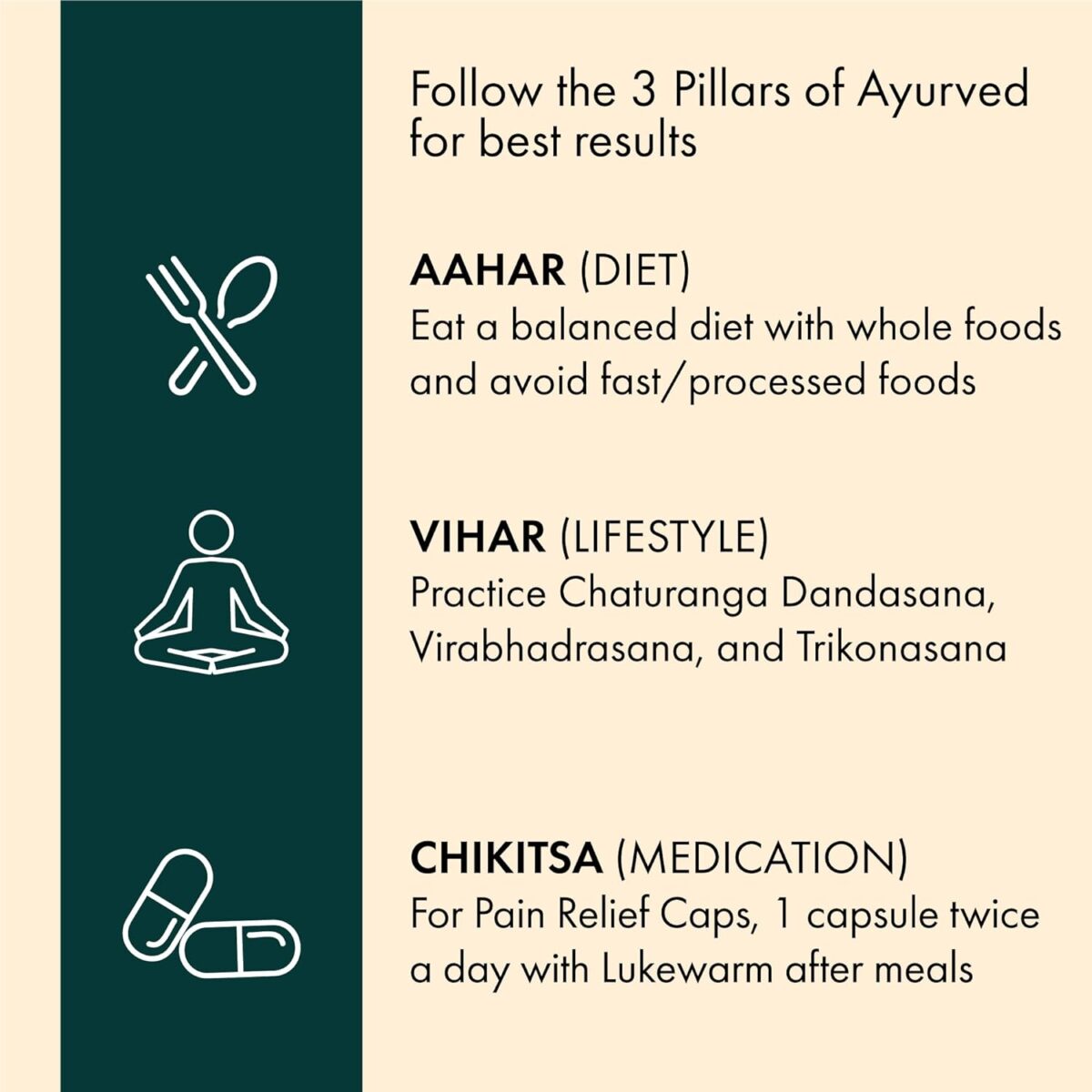 DR. VAIDYA'S Pain Relief Capsules Ayurvedic Medicine for Joint 30 Capsules - Image 6