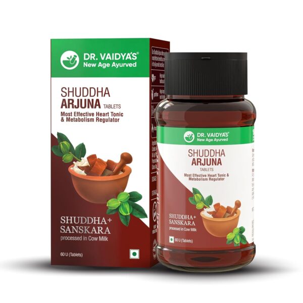 DR. VAIDYA'S Shuddha Arjuna | 60 Tablets