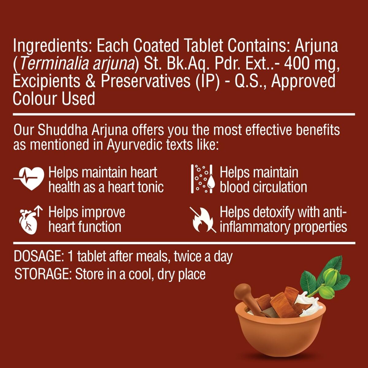 DR. VAIDYA'S Shuddha Arjuna | 60 Tablets - Image 7