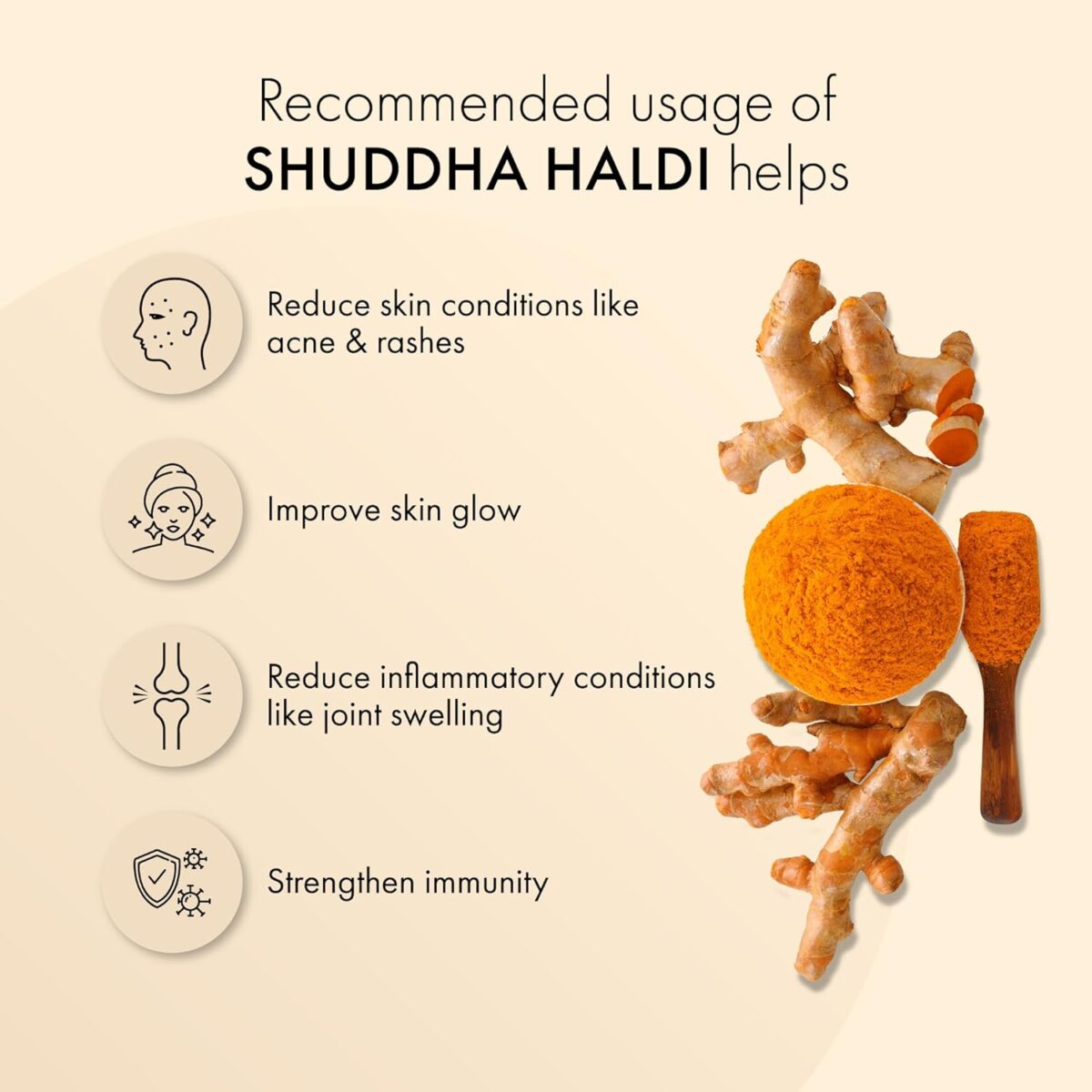 DR. VAIDYA'S Shuddha Haldi with effective Anti-Allergic & Skin Rejuvenator | 3-Step Sanskara Process for Maximum Potency | 60 Tablets - Image 8