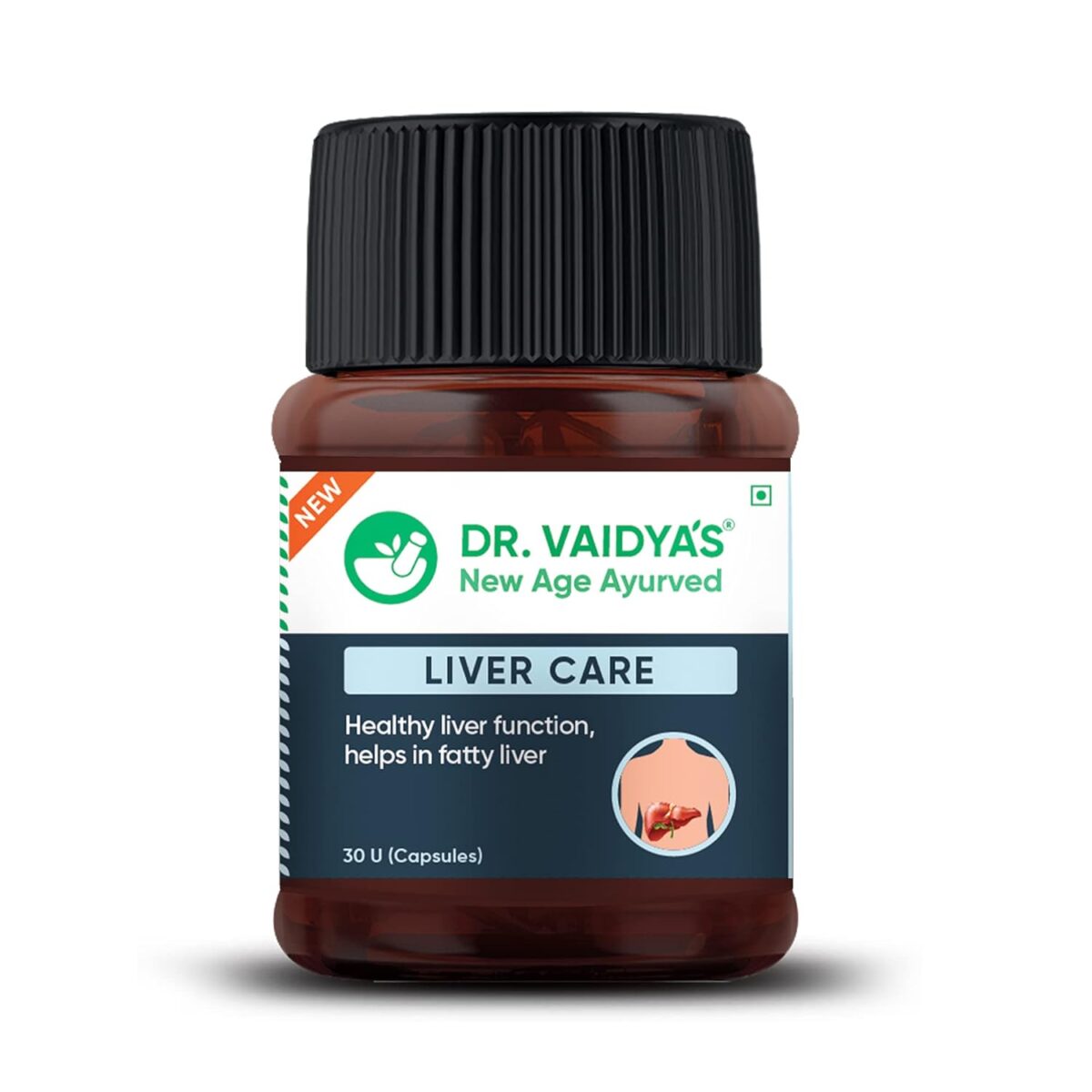 "DR. VAIDYA'S new age ayurveda Liver Care – A Complete Liver Protector That Supports Liver Health And Helps With Fatty Liver Pack of 1 (30 Capsules) " - Image 1