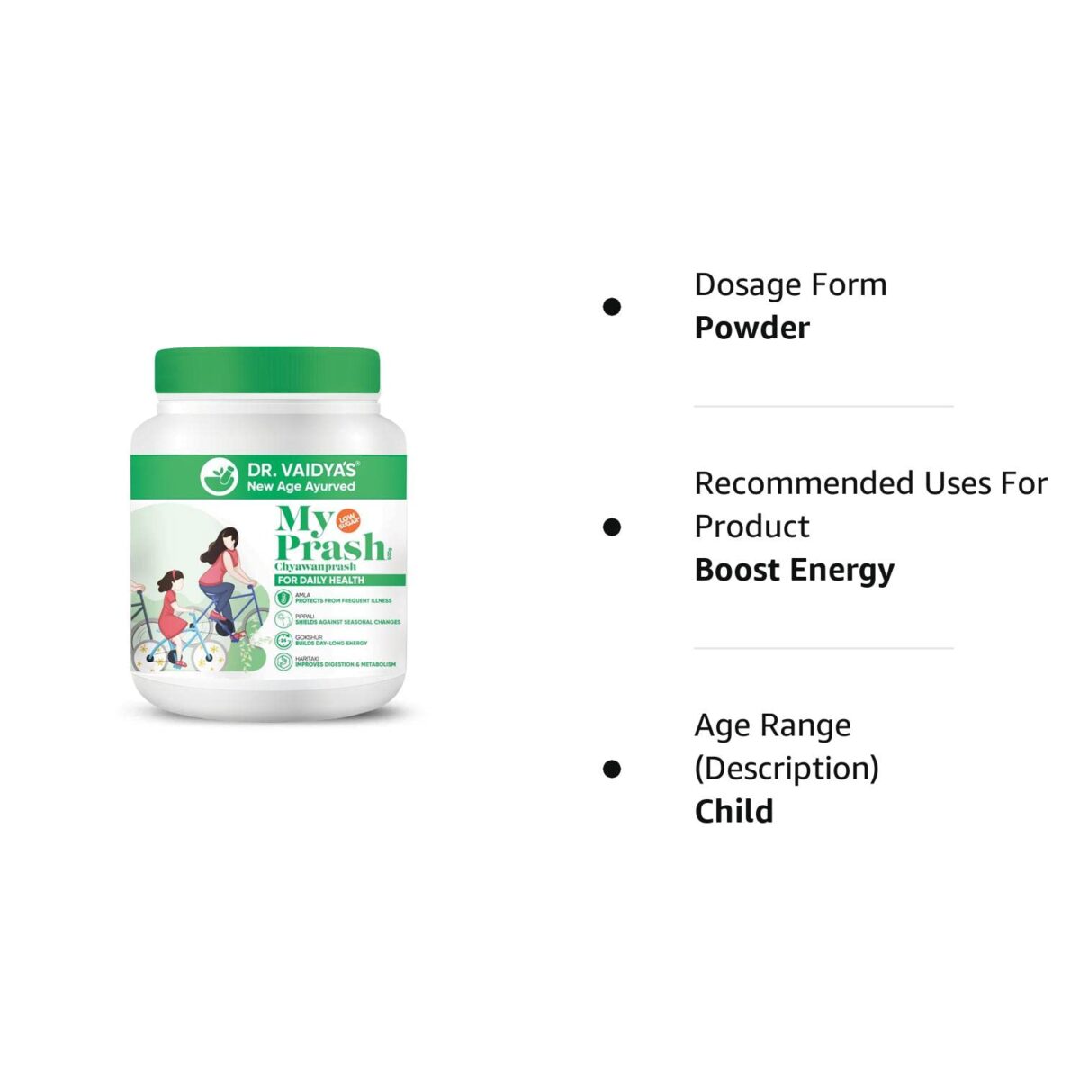 DR. VAIDYA'S My Prash Chyawanprash for Daily Health, Immunity Booster, Stamina & Energy, Ayurvedic, Natural Herbs, Rich in Antioxidants, Anti-aging, 500 gm - Image 8