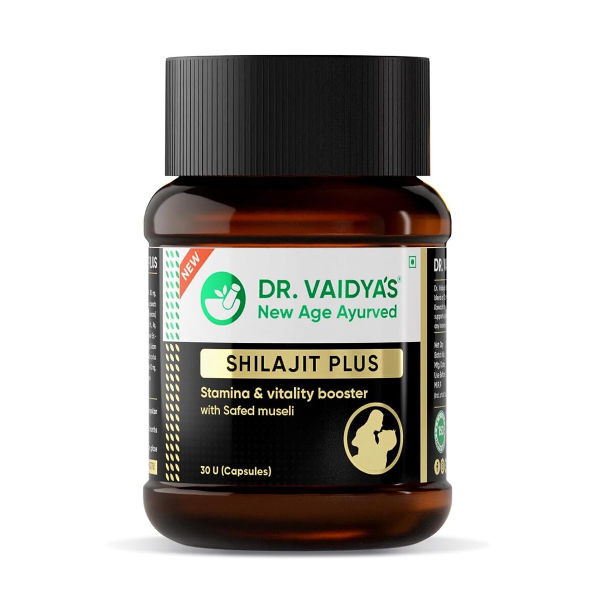 Dr Vaidya'S Shilajit Plus - 30 Capsules x 2 1 Dr Vaidya'S Shilajit Plus - (30 Capsules x 2) - Image 1