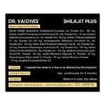 Dr Vaidya'S Shilajit Plus - (30 Capsules x 2) - Image 5