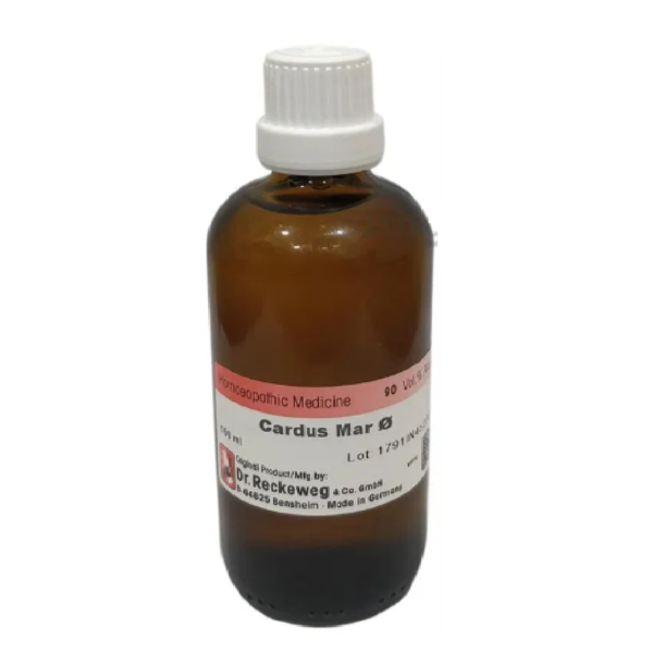 Dr. Reckeweg Carduus Mar Mother Tincture Q (100 ML) For liver Disorders, Boosts Energy