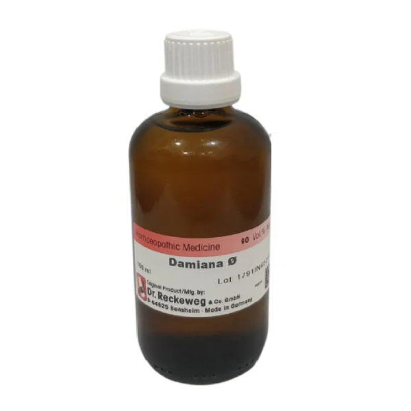 Dr. Reckeweg Damiana Mother Tincture Q (100 ML) For Constipation, Acidity