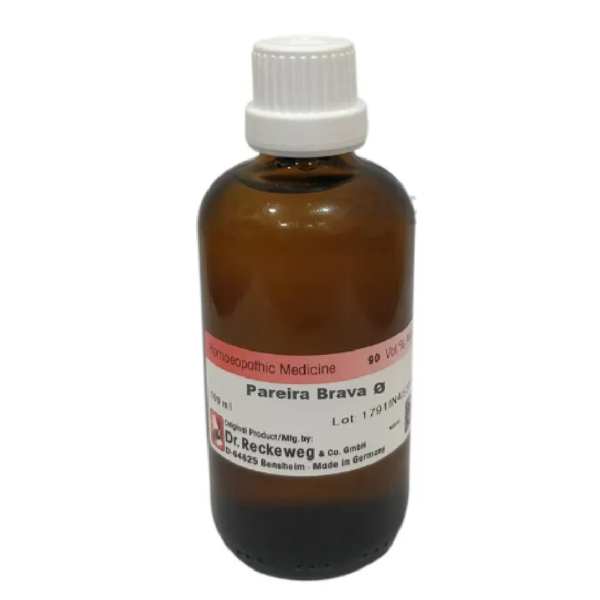 Dr. Reckeweg Pareira Brava Mother Tincture Q (100 ML) For Urinary Tract Disorders, Neuralgic Pain
