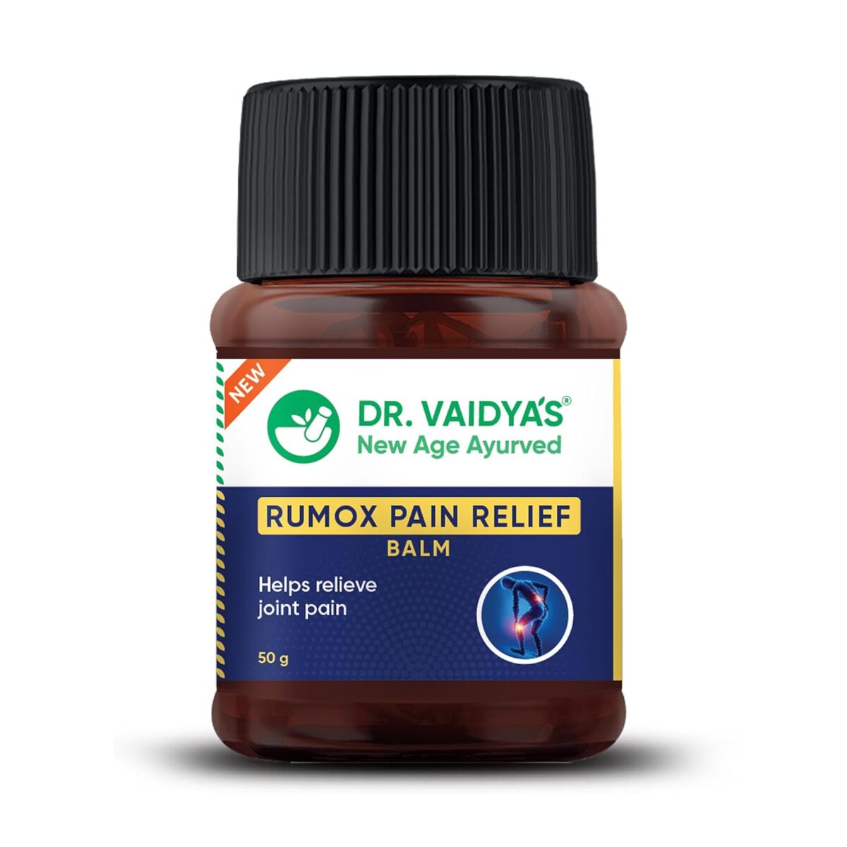 Dr. Vaidya's Rumox Pain Relief Balm Ayurvedic Muscle & Joint Pain Balm (50g) 1 Dr. Vaidya's Rumox Pain Relief Balm | Ayurvedic Muscle & Joint Pain Balm (50g) - Image 1