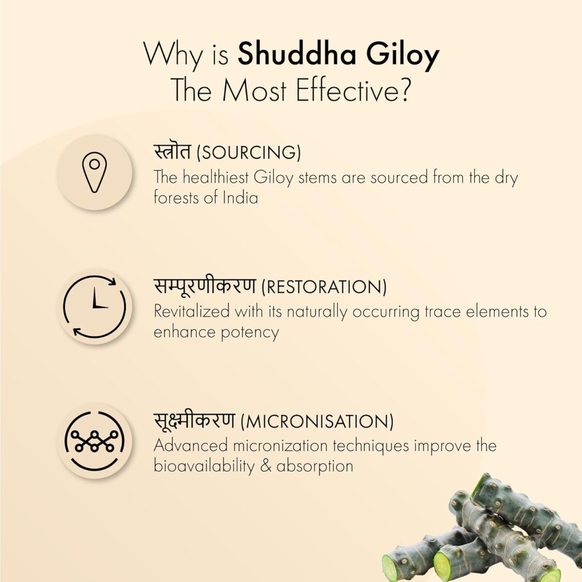 Dr. Vaidya's Shuddha Giloy with Immunity Boosters Energy Enhancer| 3-Step Sanskara Process for Maximum Potency | 60 Tablets - Image 8