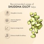 Dr. Vaidya's Shuddha Giloy with Immunity Boosters Energy Enhancer| 3-Step Sanskara Process for Maximum Potency | 60 Tablets - Image 9