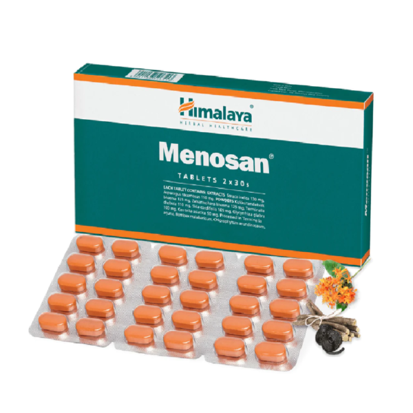 Himalaya Menosan Tablet (60 tabs) For Urinary Tract Infections, Anxiety